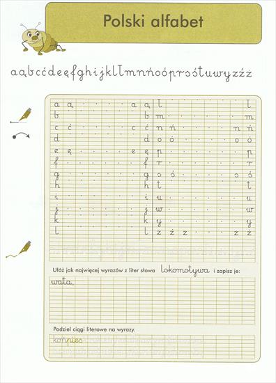 Kaligrafia małych liter i cyfr - KALIGRAFIA MAŁYCH LITER I CYFR 47.JPG
