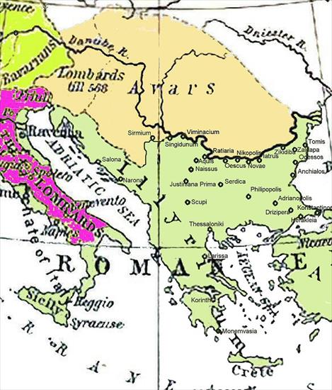 Awarowie panońscy - mapy - Historical_map_of_the_Balkans_around_582-612_AD.jpg