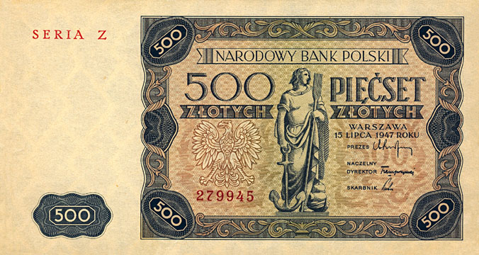 banknoty,monety polskie i nie tylko - 500zl1947A.jpg