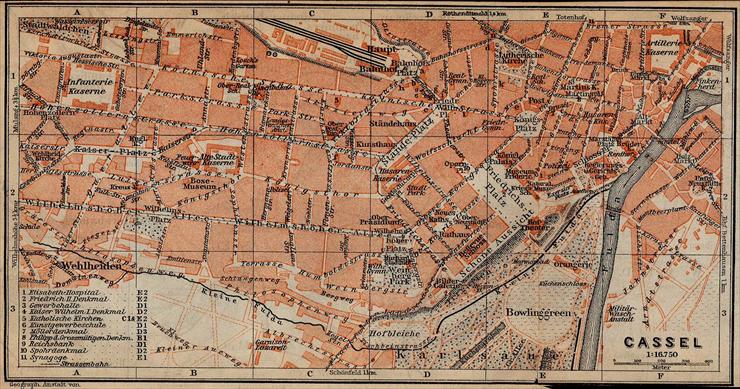 Niemcy 1910 - mapy i plany - cassel.jpg